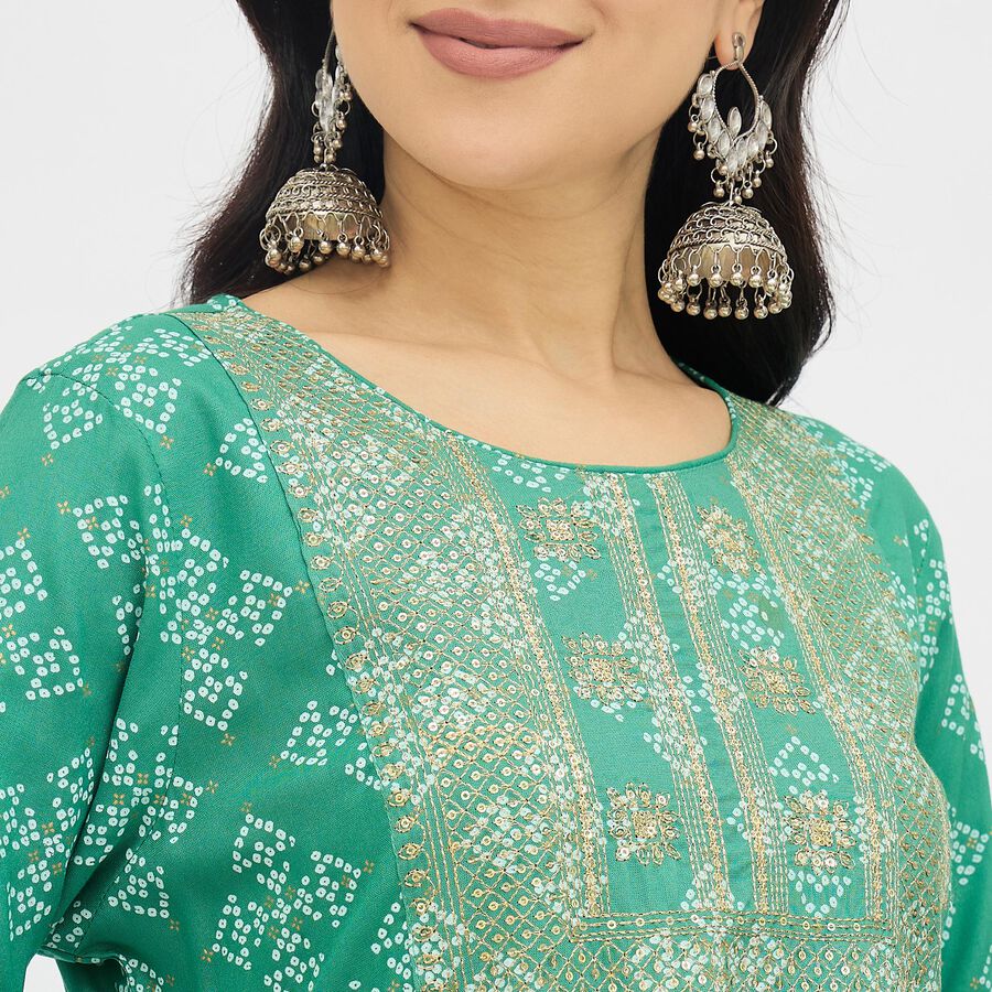 Ladies' Kurta, Light Green, large image number null