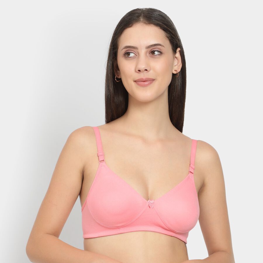 Ladies' Non-Padded Bra, Light Pink, large image number null