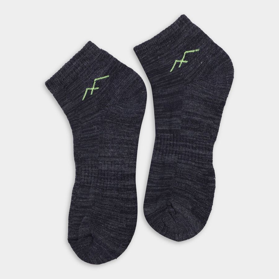 Men's Socks (Pack of 2), Melange Light Grey, large image number null