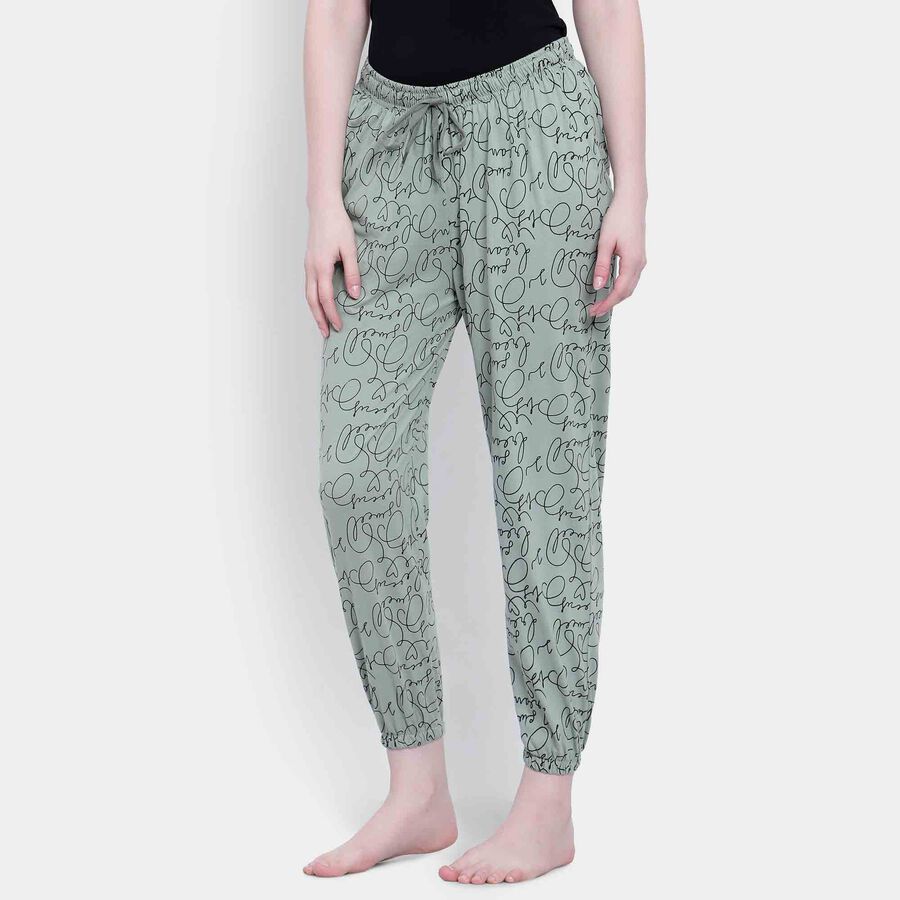 Printed Pyjama, Light Green, large image number null
