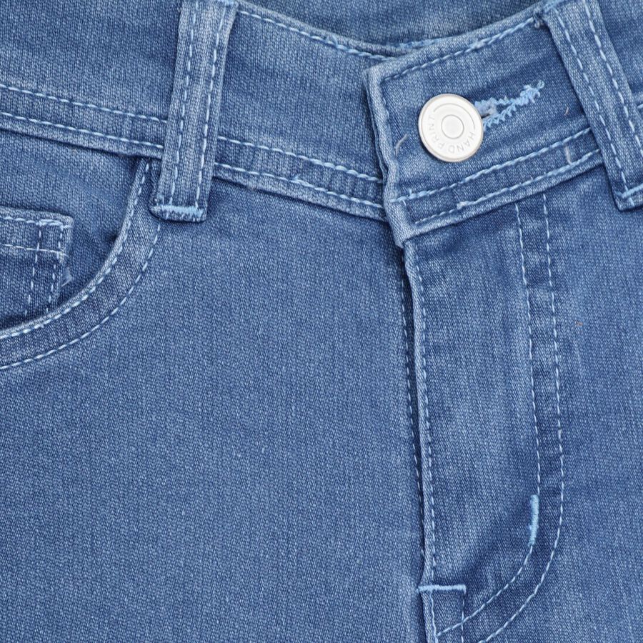 Girls' Jeans, Mid Blue, large image number null