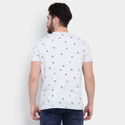 Cotton Henley T-Shirt, Light Grey, small image number null