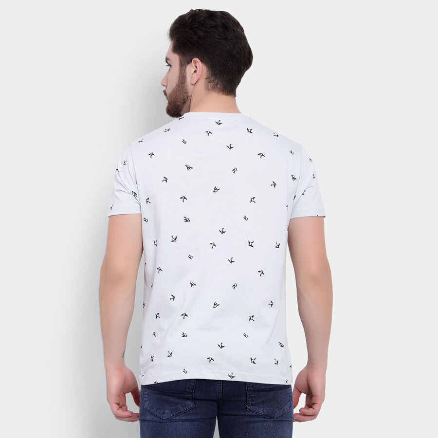 कॉटन हेनले टी-शर्ट, हल्का ग्रे, large image number null
