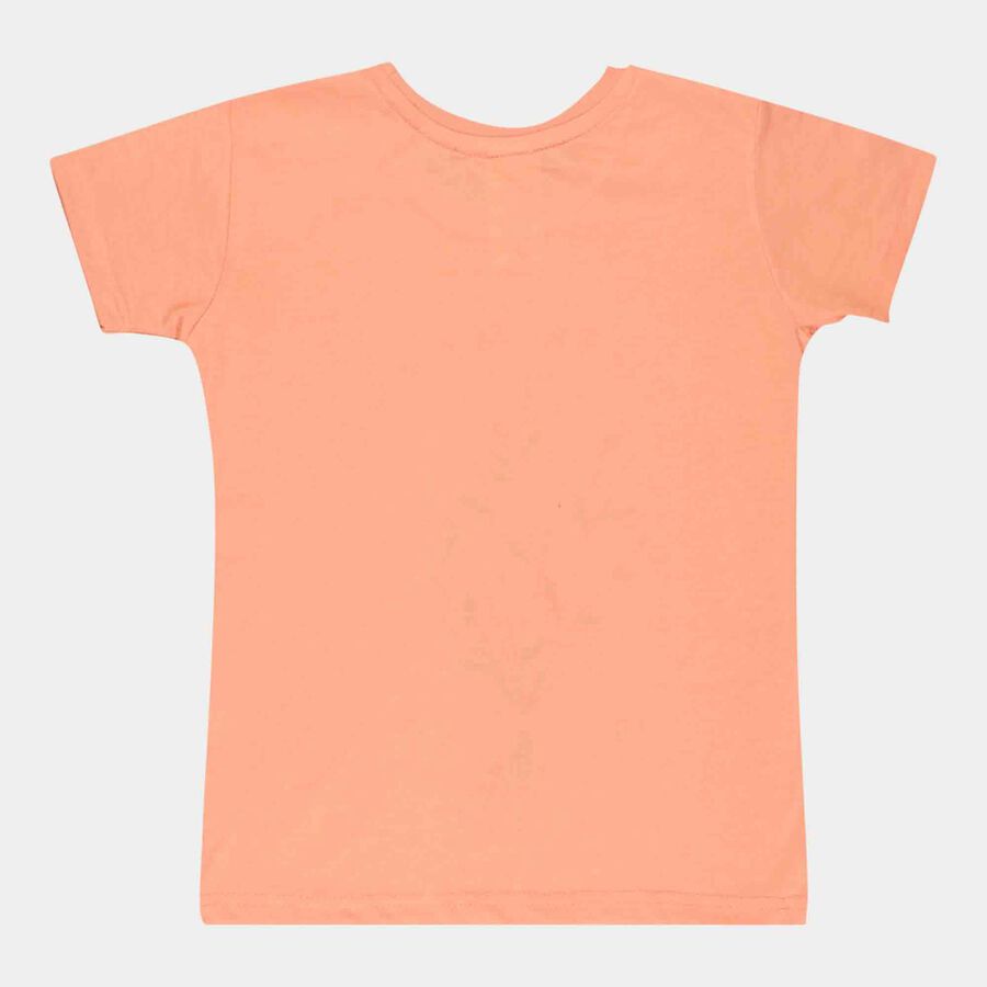 Solid T-Shirt, Peach, large image number null