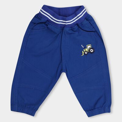 Infants' 100% Cotton Rib Waist Trouser
