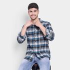 Checks Casual Shirt, Teal Blue, small image number null