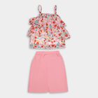 Girls' Top Skirt, हल्का गुलाबी, small image number null