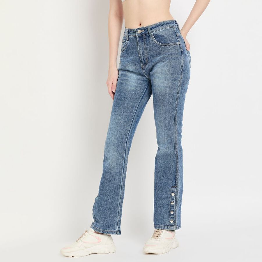 Ladies' Jeans, Mid Blue, large image number null