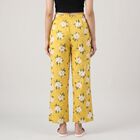 Women's Yellow Floral Palazzos, पीला, small