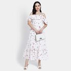 Ladies' 100% Cotton Dress, Off White, small image number null