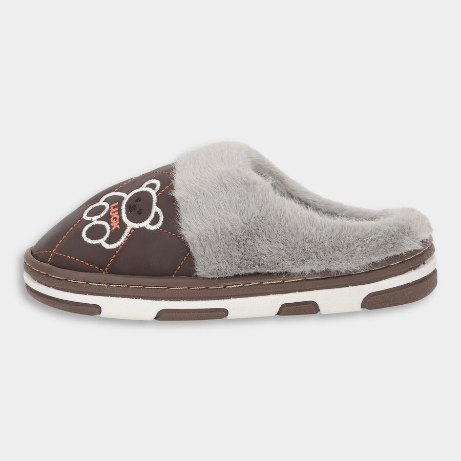 Kids' Winter Slipper, Brown, large image number null