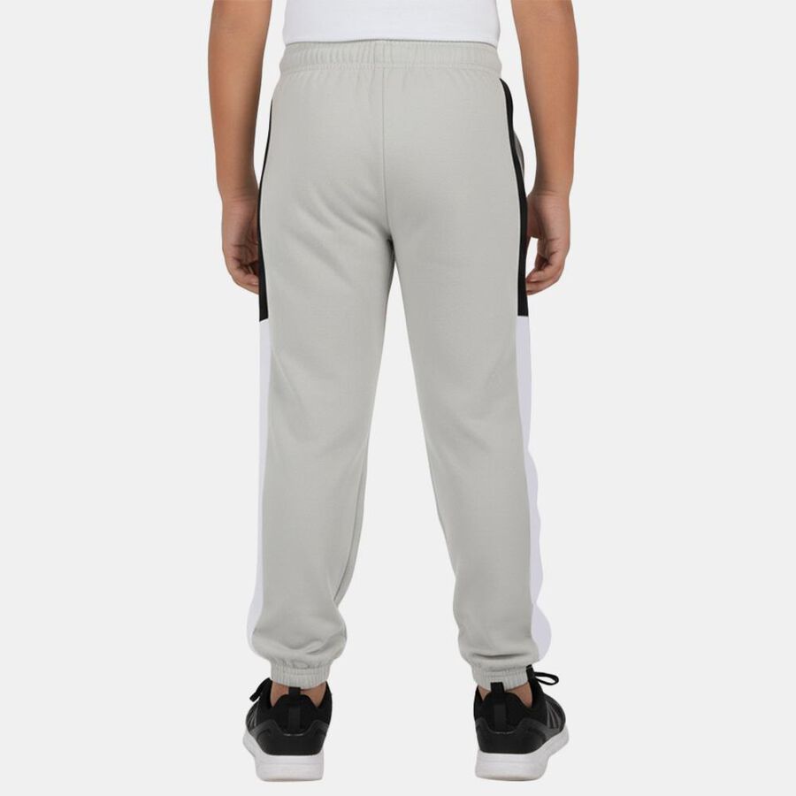 Boys' Light Grey Regular Fit Sports Printed Pyjama, Light Grey, large