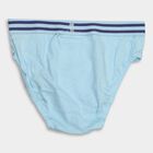 Boys' 100% Cotton Briefs , हल्का नीला, small