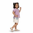 Girls Lavender Peter Pan Collar Romantic T-Shirt, Lilac, small