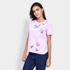 Ladies' Round Neck T-Shirt , लाइलेक, small image number null