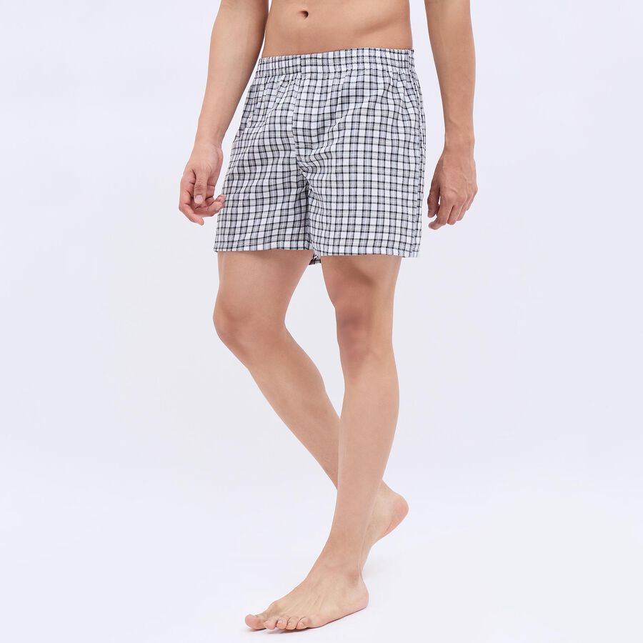 Men's Boxers, गहरा ग्रे, large image number null