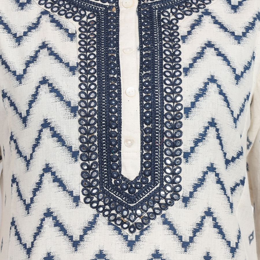 Ladies' Kurta, Navy Blue, large image number null