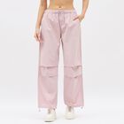 Ladies' 100% Cotton High Rise Trouser, Lilac, small image number null