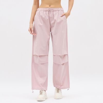 Ladies' 100% Cotton High Rise Trouser