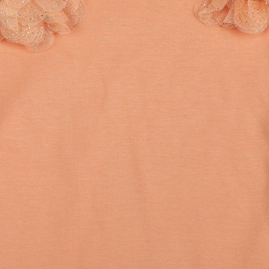 Girls' T-Shirt, Peach, large