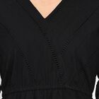 Ladies' 100% Cotton Dress , Black, small image number null