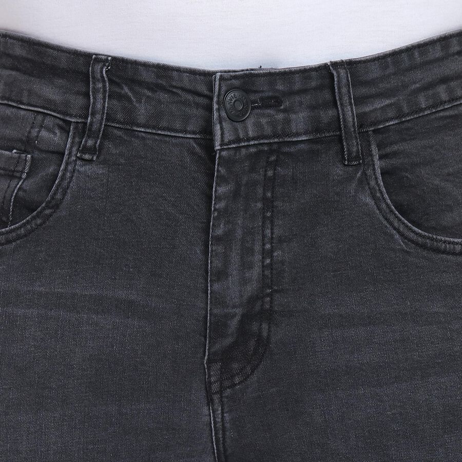 Men's Slim Fit Jeans, Dark Grey, large image number null