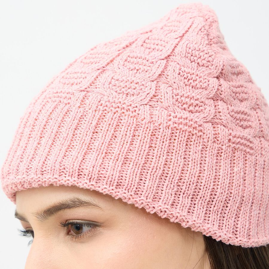 Ladies' Cap, हल्का गुलाबी, large image number null