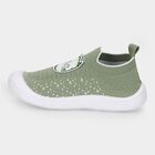 Boys' Green Slip-On Casual Sneakers, हरा, small