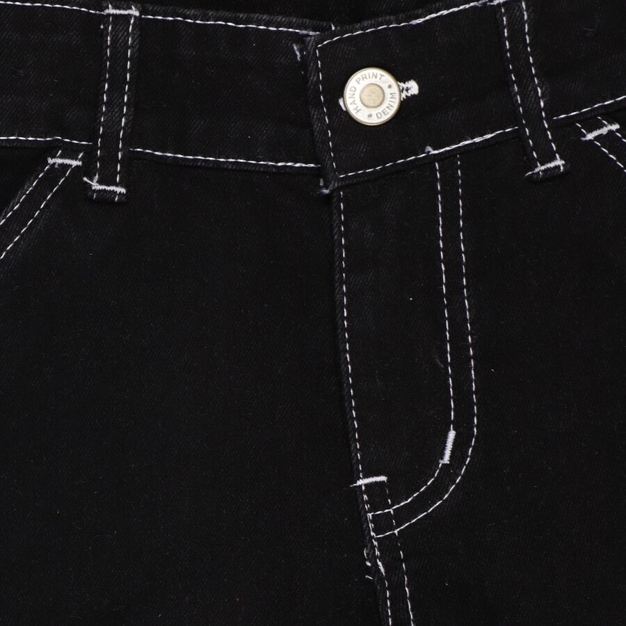 Girls' Jeans, Black, large image number null