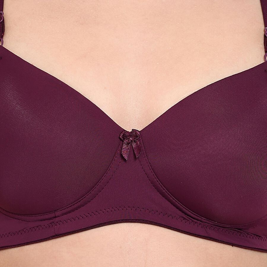 Ladies' Bra , Wine, large image number null
