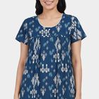 Women's Dark Blue Nighty, Dark Blue, small