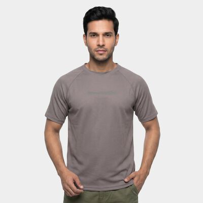 Men's Grey Crew Neck Regular Drifit T-Shirt