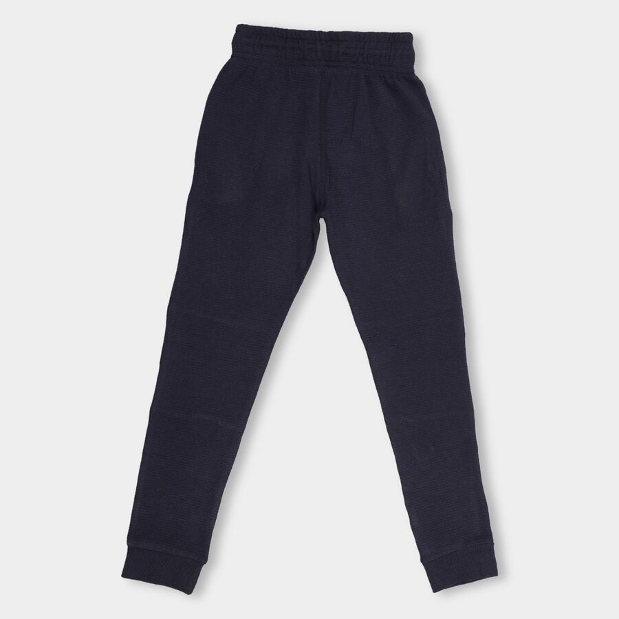Boys' Deep Midnight Navy Striped Jogger Pyjama, Navy Blue, large image number null