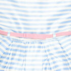 Girls All Over Print Frock, Off White, small image number null
