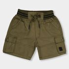 Boys' 100% Cotton Bermudas, ओलिव, small image number null