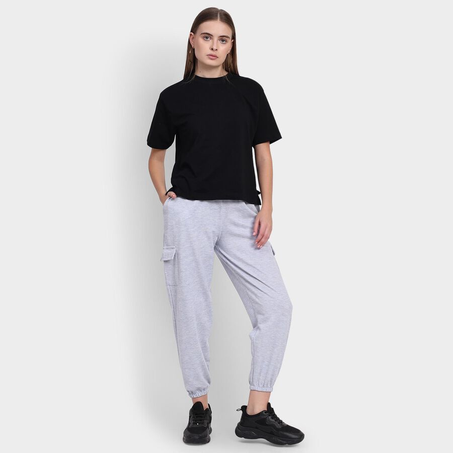 Ladies' Track Pants, Melange Blue, large image number null