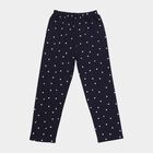 Girls' Pyjama, नेवी ब्लू, small