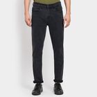 Men's Slim Fit Jeans, गहरा ग्रे, small image number null
