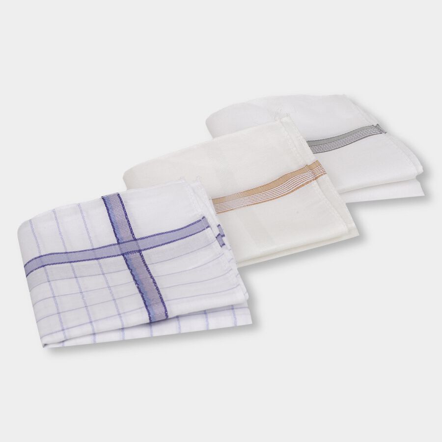 Men's Hanky , Light Blue, large image number null