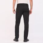 Men's Slim Fit Casual Trousers, Black, small image number null