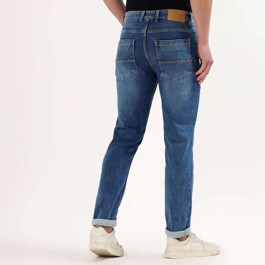 Men's Jeans, मध्यम नीला, large image number null