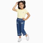Girls' Jeans, मध्यम नीला, small image number null