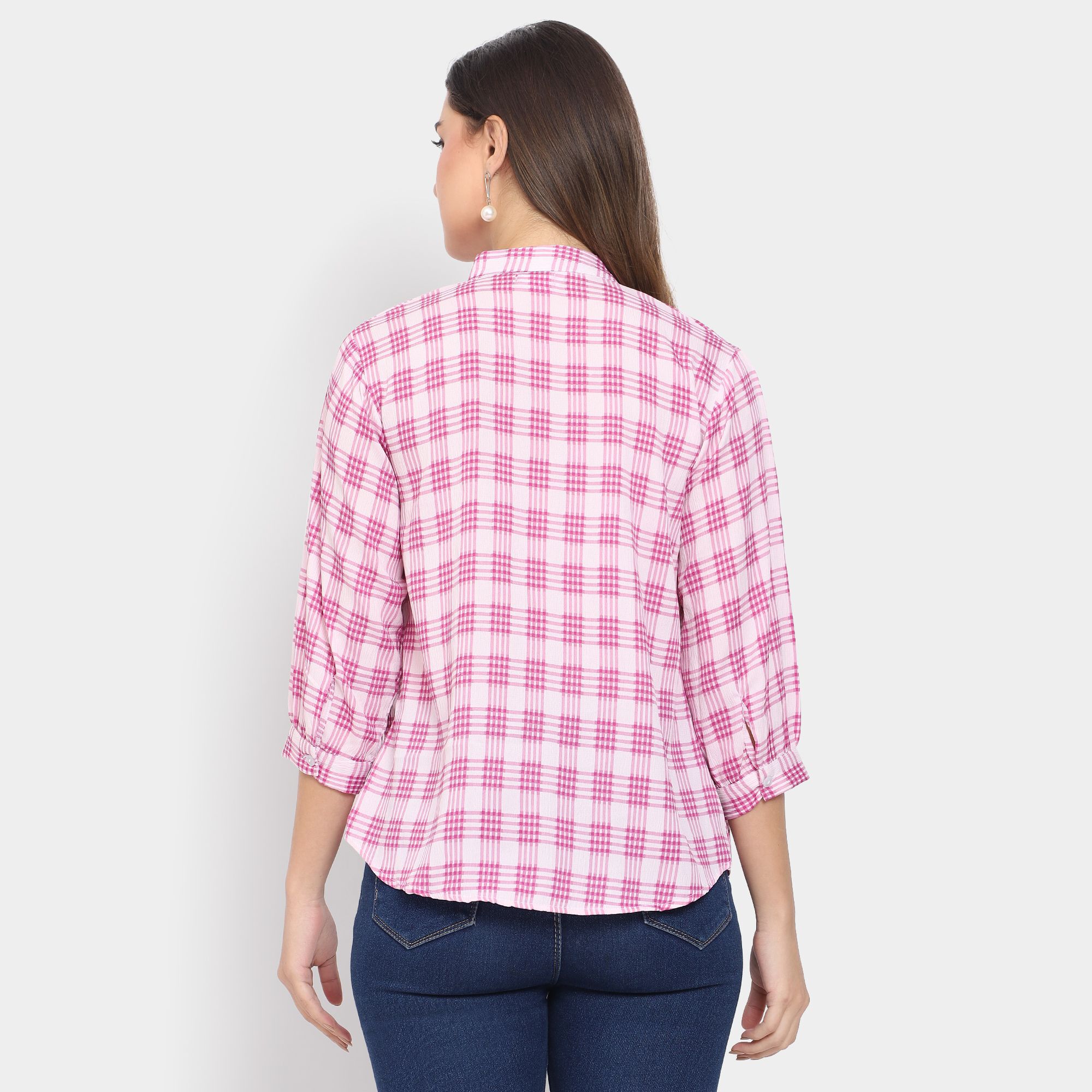 mame - mame新品Chequered Shirt With Ribbon Tie mame新品Chequered Shirt With Ribbon Tie（Lucky Charm Ladies