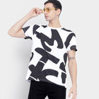 Cotton Round Neck T-Shirt, White, small image number null