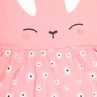 Girls Cotton Frock, Light Pink, small image number null
