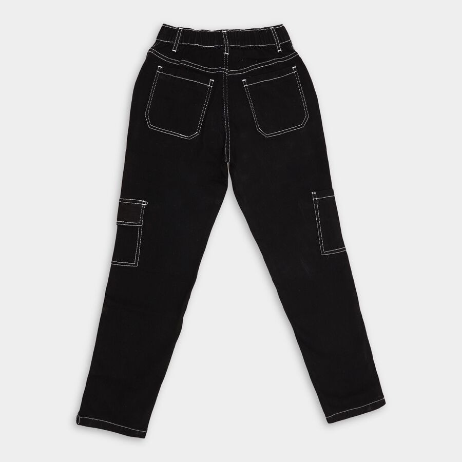 Boy's Jeans , काला, large image number null