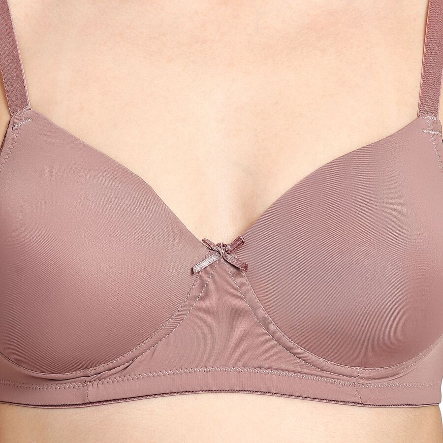 Ladies' Bra, भूरा, large image number null