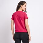 Ladies' Round Neck T-Shirt , रानी (फ्यूशिया), small