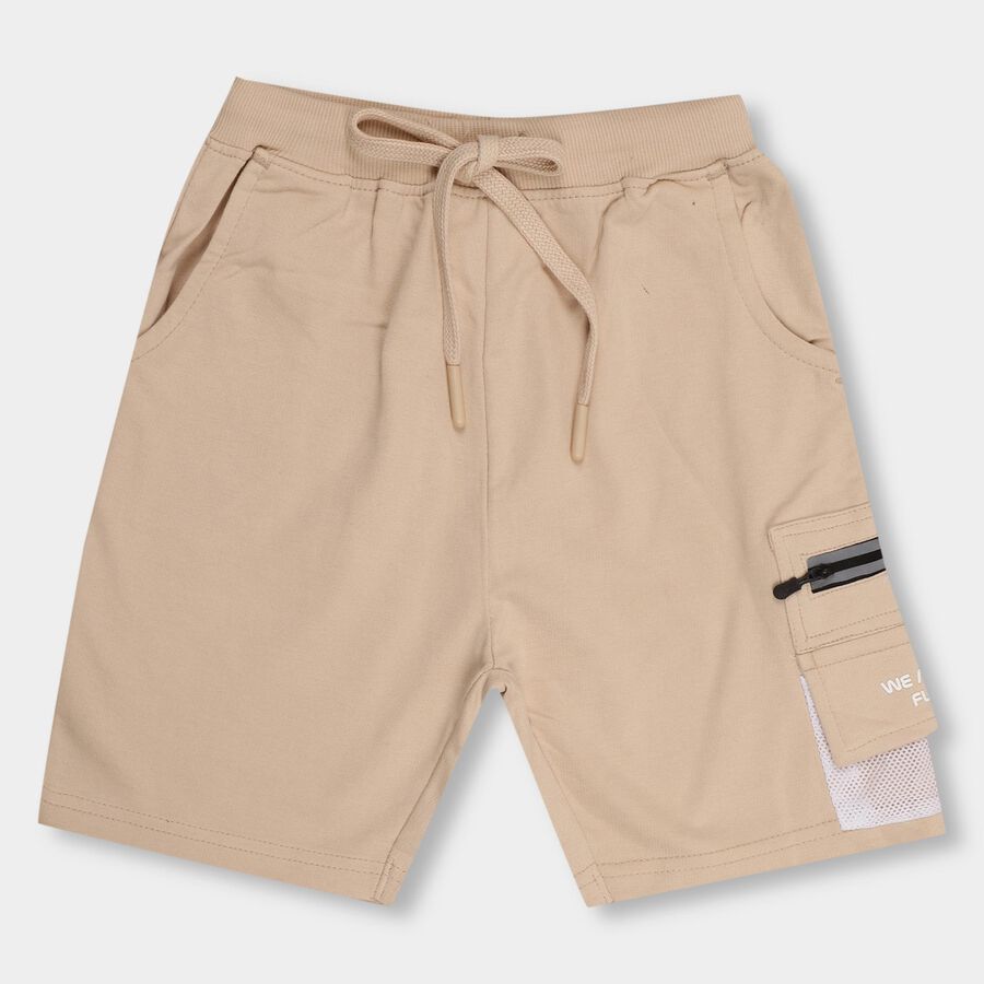 Boys' 100% Cotton Bermudas , गहरा पीला, large image number null