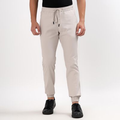 Men's 100% Cotton Slim Fit Casual Trousers 